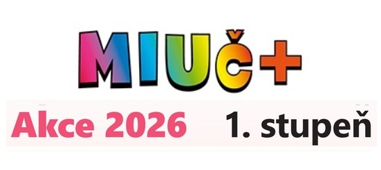 AKCE MIUč+ ZDARMA pro rok 2026 1. stupeň